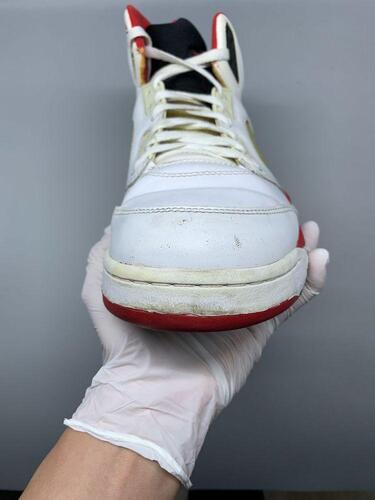 Jordan 5 Retro Fire Red Black Tongue 300mm 8