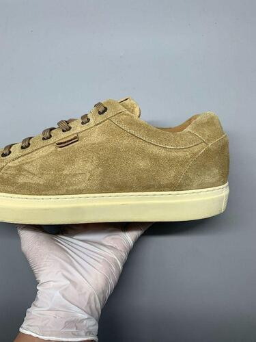 Brioni Beige Suede Sneakers us10(280)(gr-2235) 5