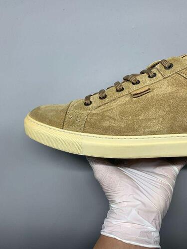 Brioni Beige Suede Sneakers us10(280)(gr-2235) 4