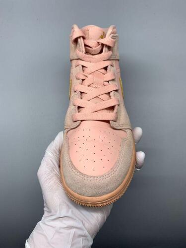 Jordan 1 Mid Coral Gold 235mm 10