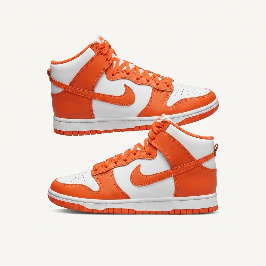 Nike Dunk High Retro Orange Blaze 255mm(gr-2261) 1