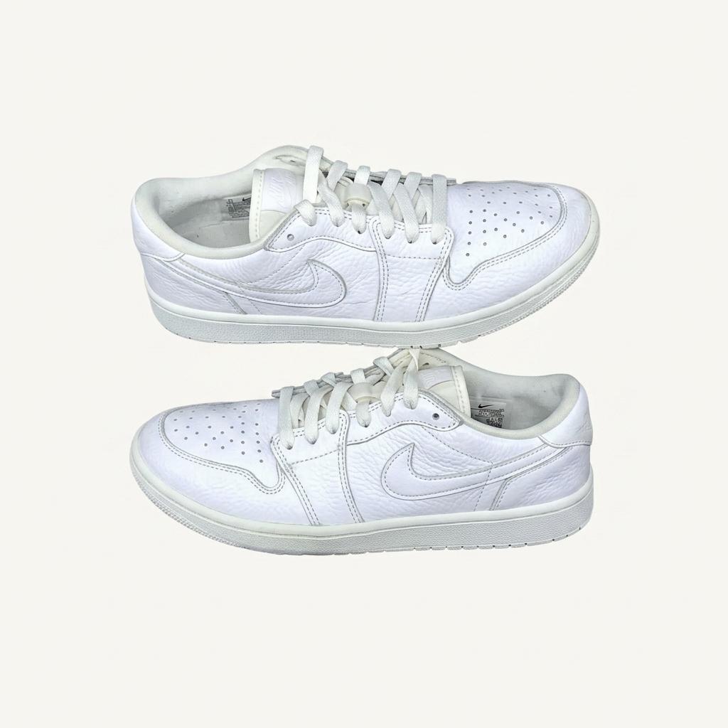 Jordan 1 Low Golf Triple White 265mm 1