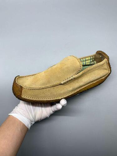 CLARKS WALLABEE SLIP ON UK6.5(255)(gr-1395) 10