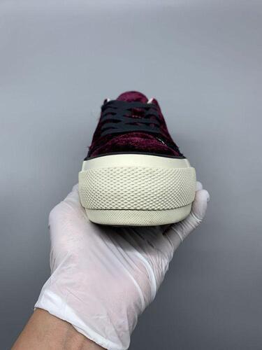 컨버스 원스타 플랫폼 벨벳 245mm 8