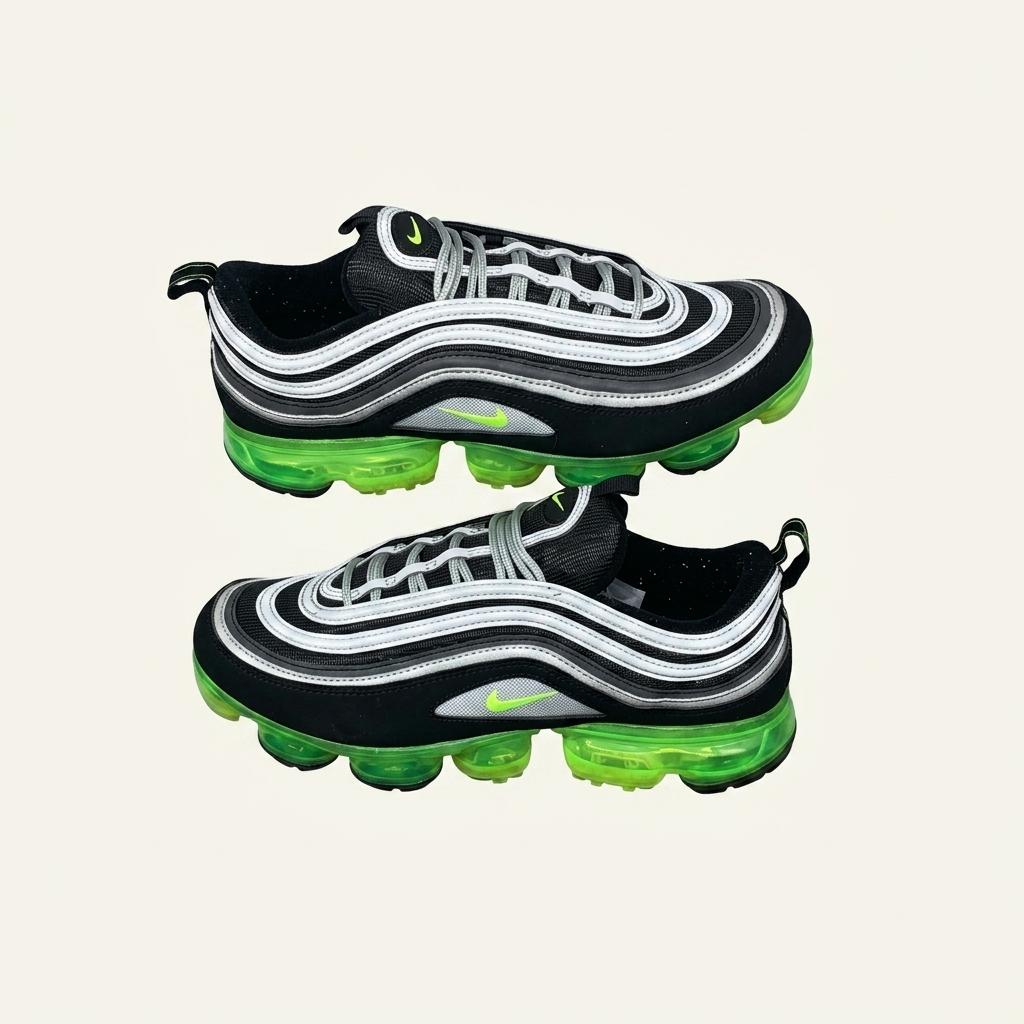 Nike Air VaporMax 97 Black Volt 275mm(GR-1229) 1