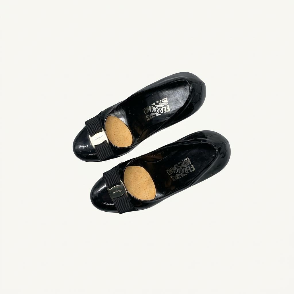 SALVATORE FERRAGAMO Pump Shoe 7(250) 1