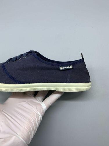 Chanel Sport Canvas CC Logo Sneakers 38(250) 5