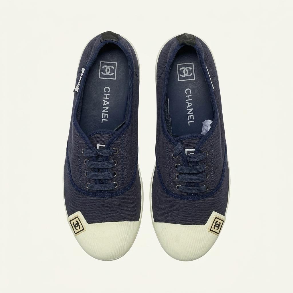 Chanel Sport Canvas CC Logo Sneakers 38(250) 1