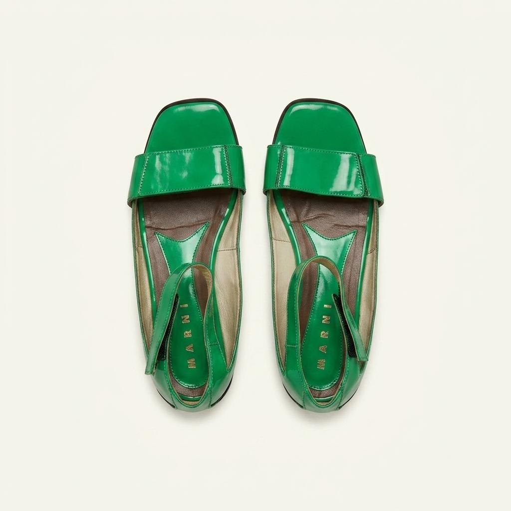 MARNI FLAT SANDLES 38.5(250) 1
