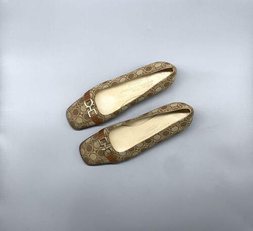 Salvatore Ferragamo Buckle Casual Flats 5.5(235-24 2