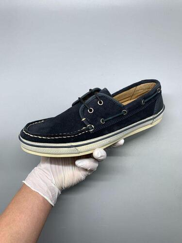 John Varvatos Suede Mocassin 7M(250)(GR-1030) 10
