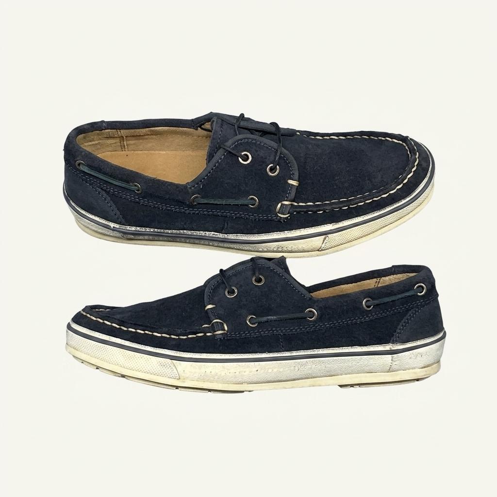 John Varvatos Suede Mocassin 7M(250)(GR-1030) 1