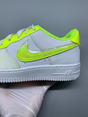 Nike Air Force 1 LV8 White Volt 240mm(GR-1217) 5
