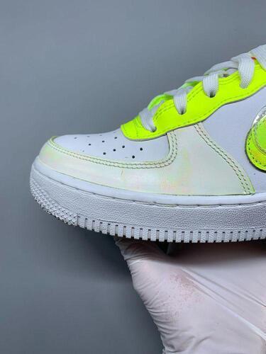 Nike Air Force 1 LV8 White Volt 240mm(GR-1217) 4
