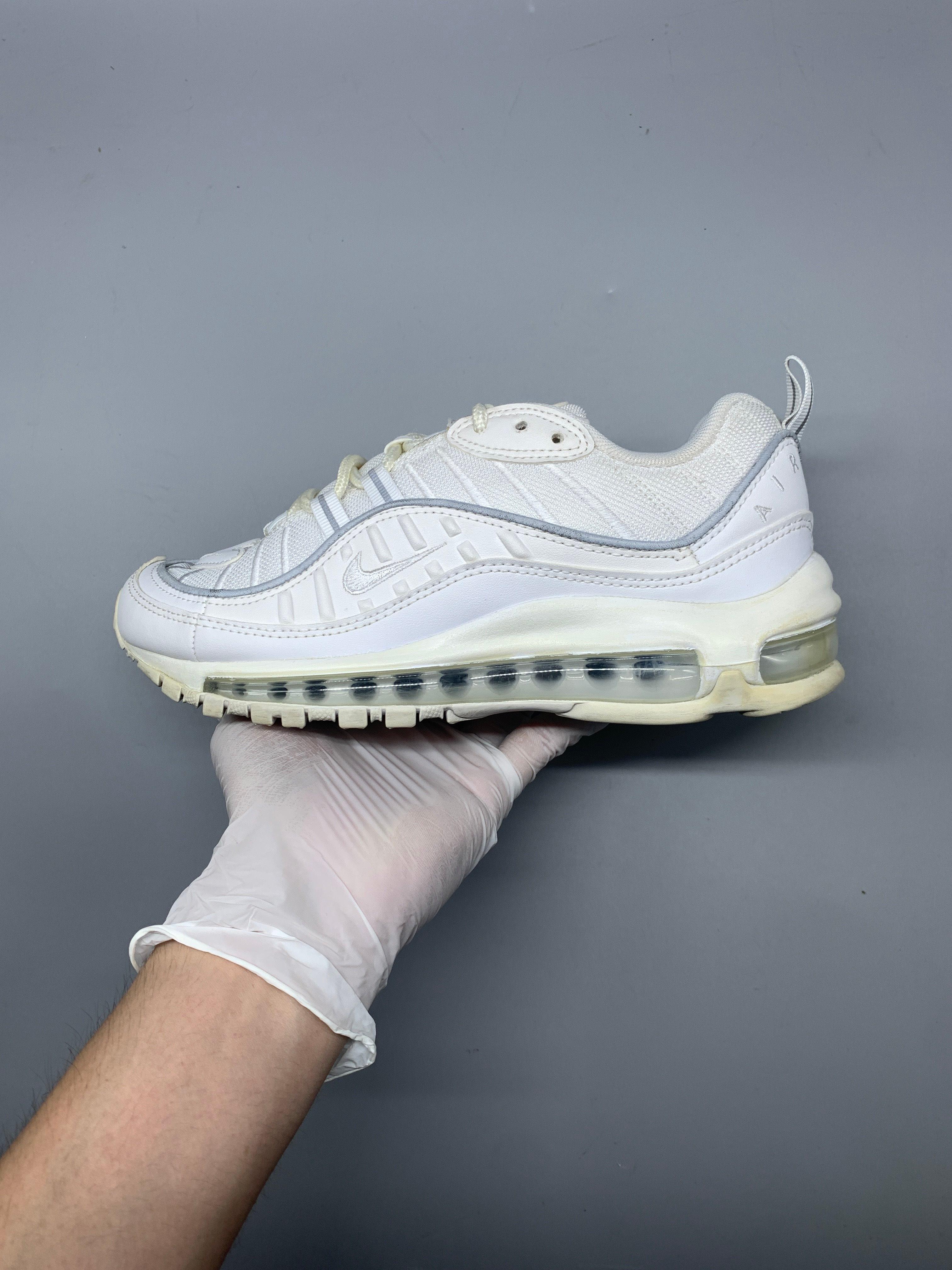 Nike Air Max 98 Triple White 235mm 4