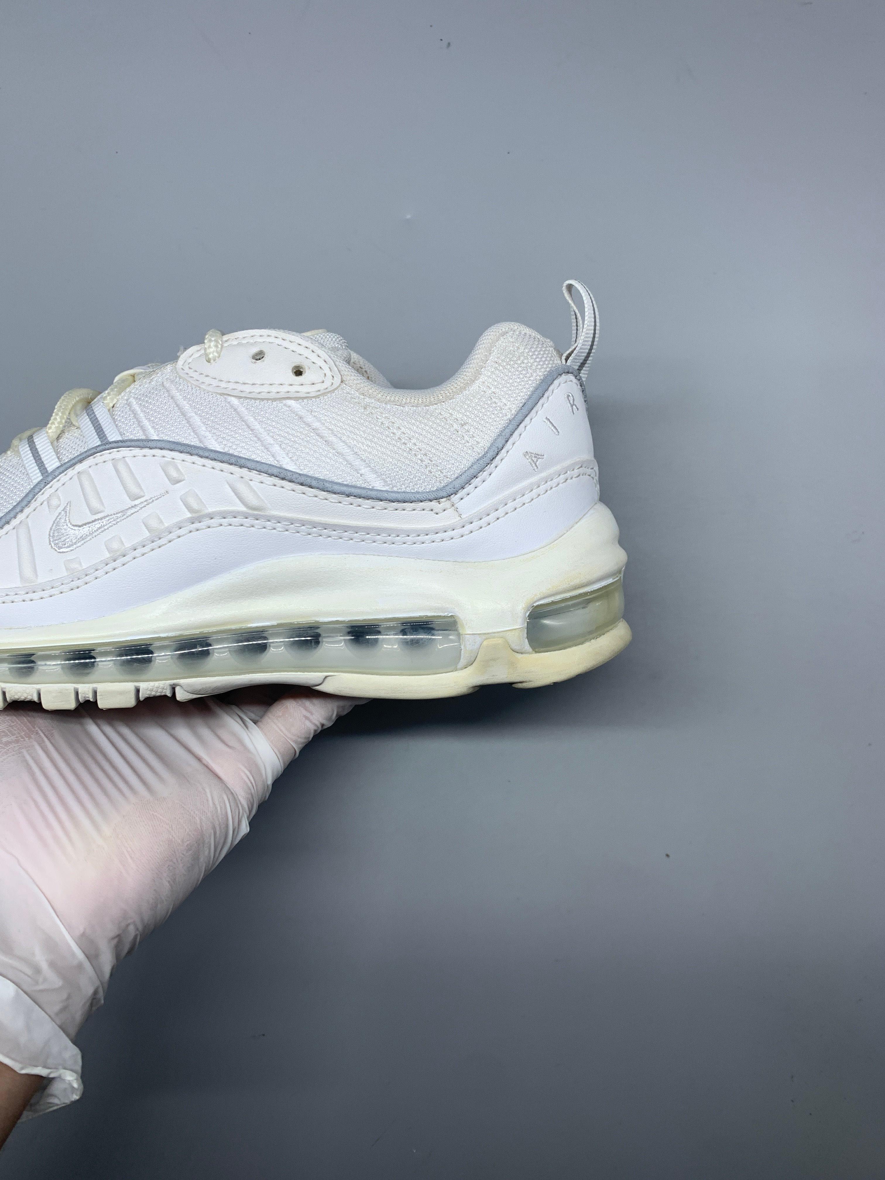 Nike Air Max 98 Triple White 235mm 6
