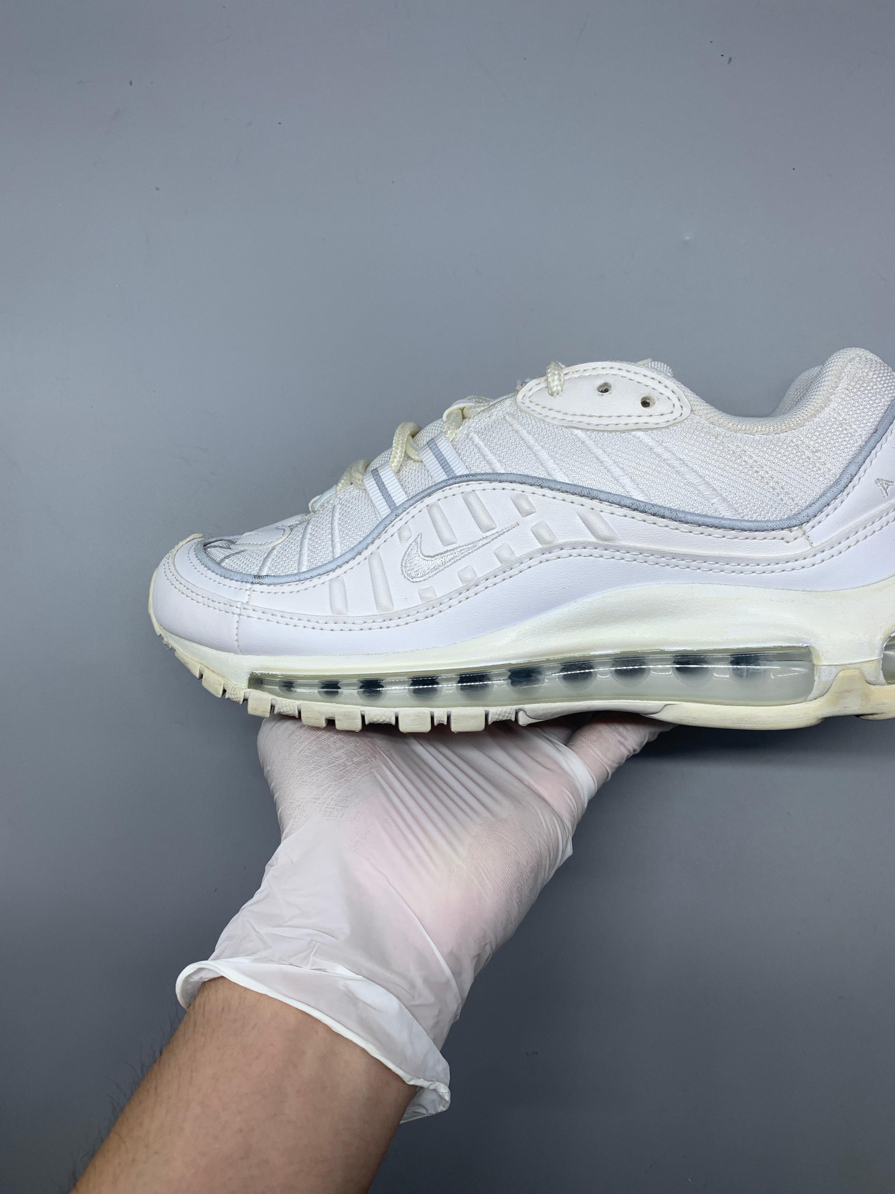 Nike Air Max 98 Triple White 235mm 5
