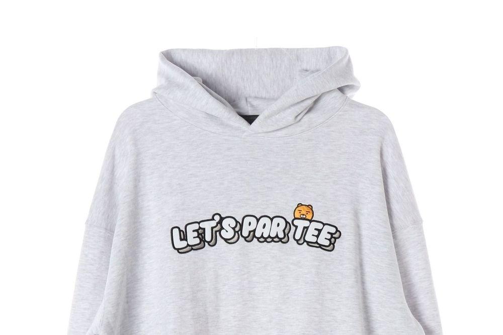 카카오 프렌즈 골프 (MEN - L) 코튼 폴리 로고 후드티 3