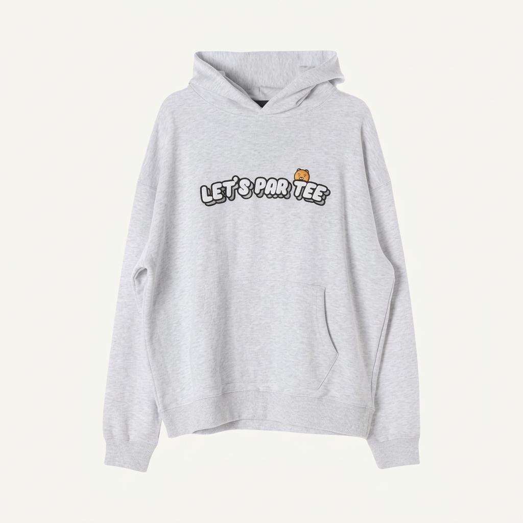 카카오 프렌즈 골프 (MEN - L) 코튼 폴리 로고 후드티 1