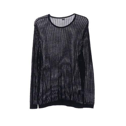 유니클로 (WOMEN - XL) 울 블렌드 크로쉐 니트 탑 2