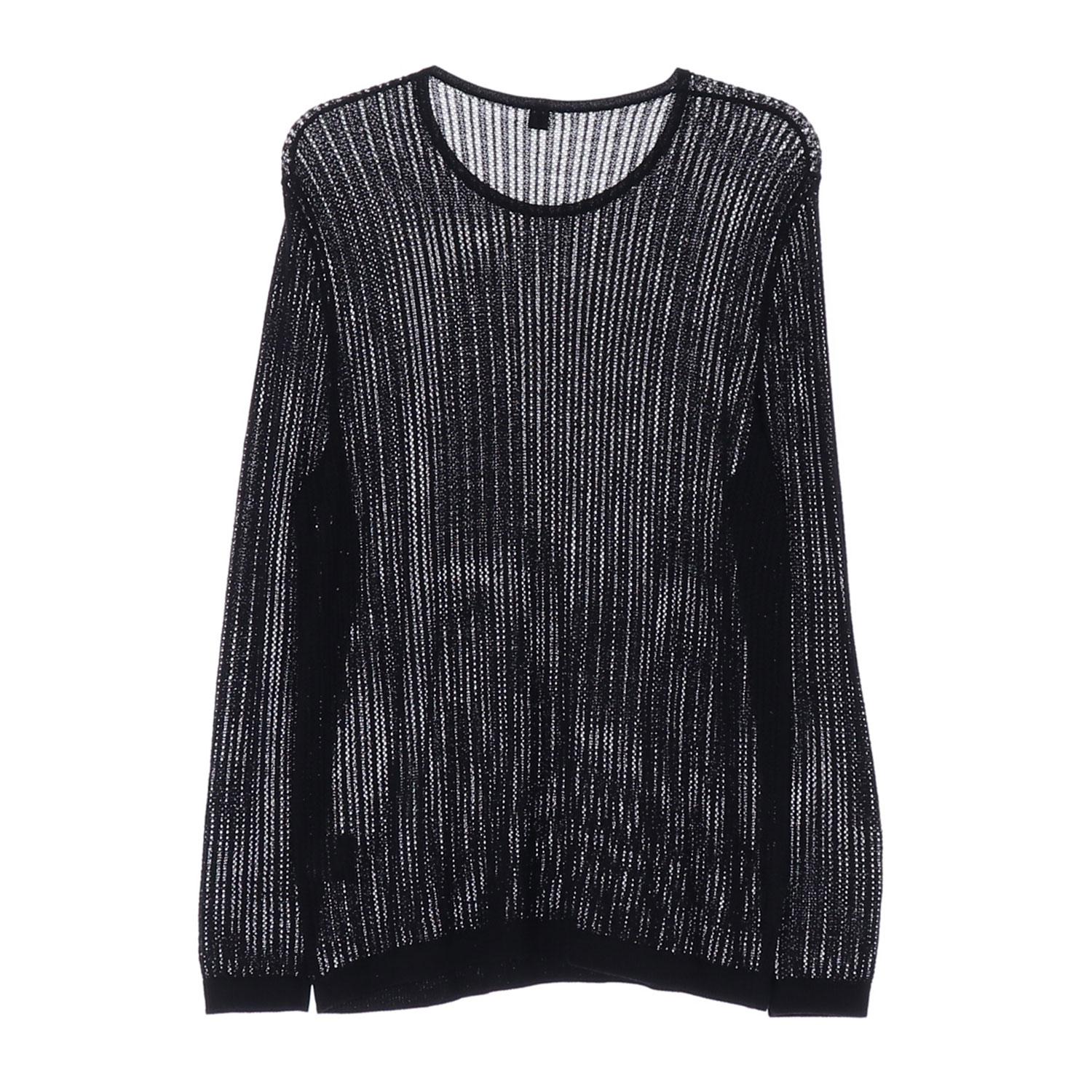 유니클로 (WOMEN - XL) 울 블렌드 크로쉐 니트 탑 5