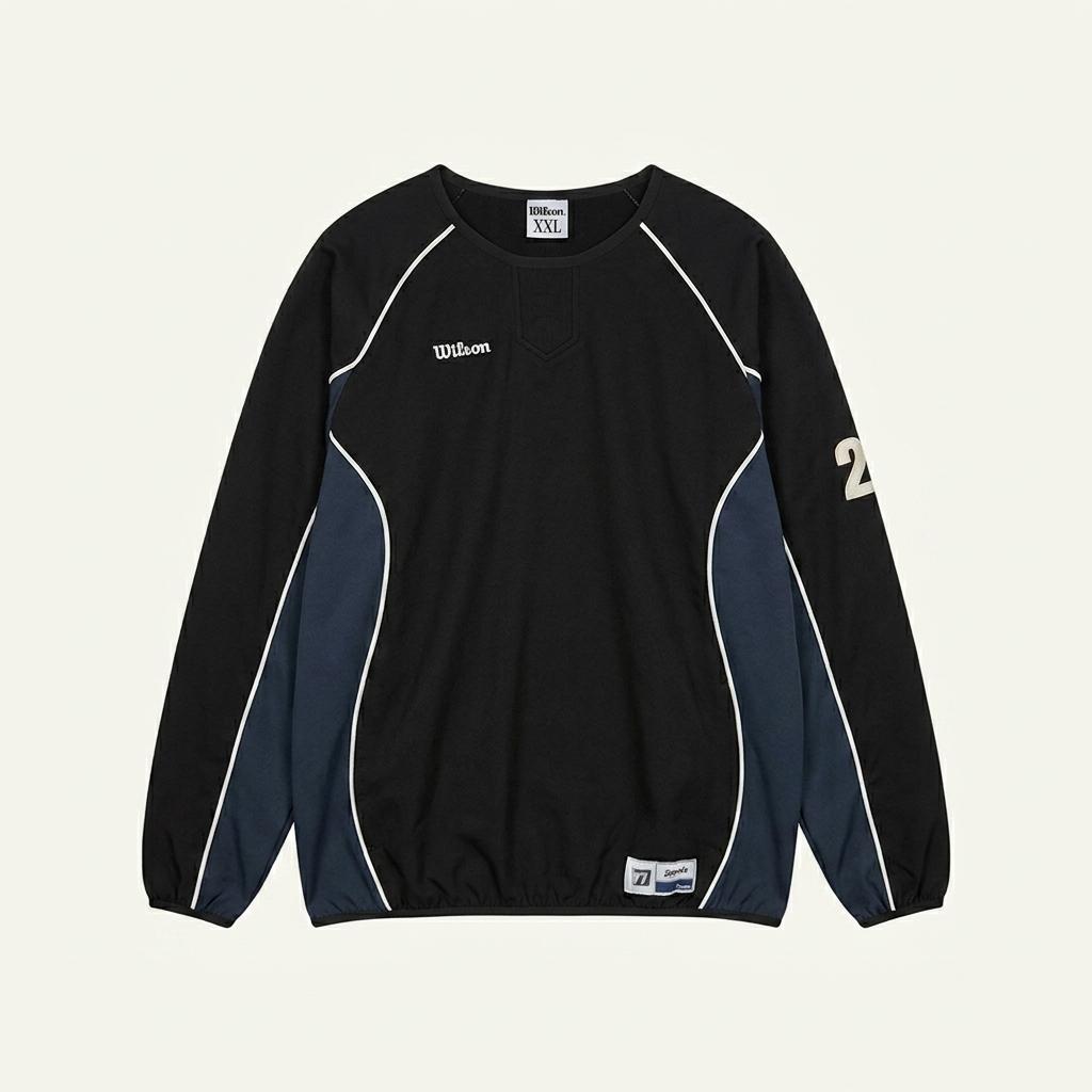 윌슨 블랙/네이비 풀오버 바람막이 2XL 1