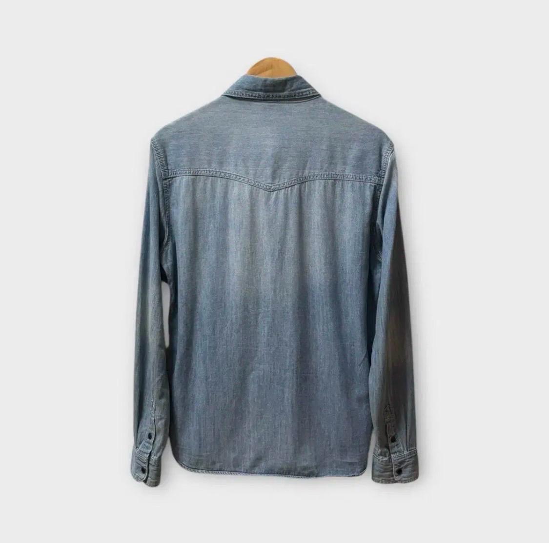 디키즈 Dickies 연청 데님셔츠 L 4