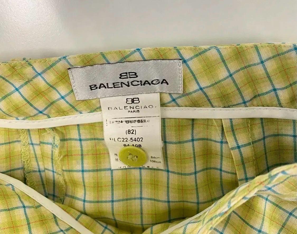Balenciaga 발렌시아가 체크 스커트바지 82 8