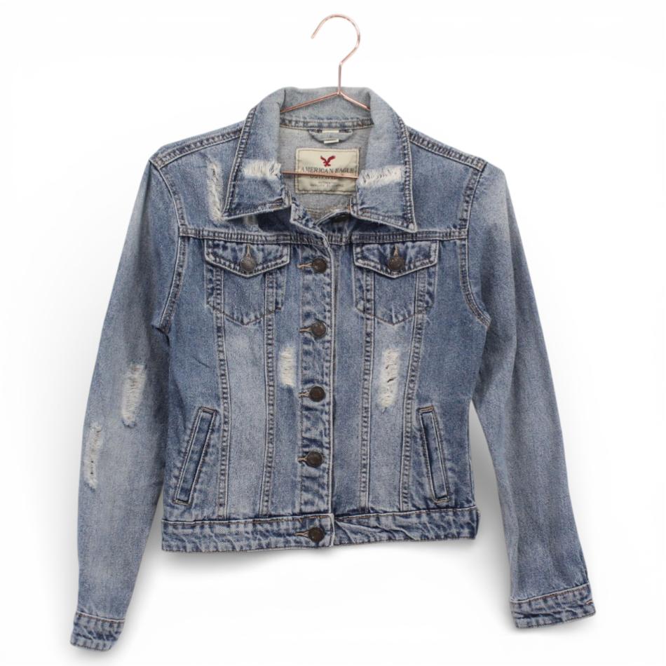 AMERICAN EAGLE 데미지 청자켓 / 여 2