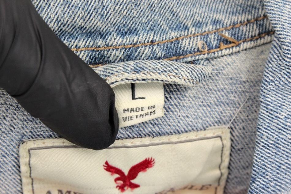AMERICAN EAGLE 데미지 청자켓 / 여 7