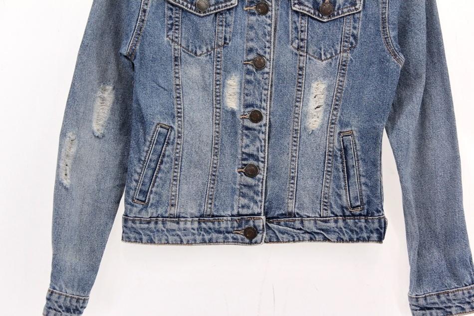 AMERICAN EAGLE 데미지 청자켓 / 여 5