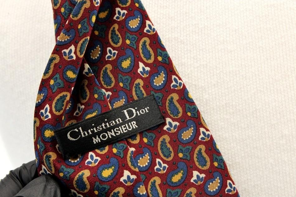 CHRISTIAN DIOR 디올 실크100% 넥타이 6