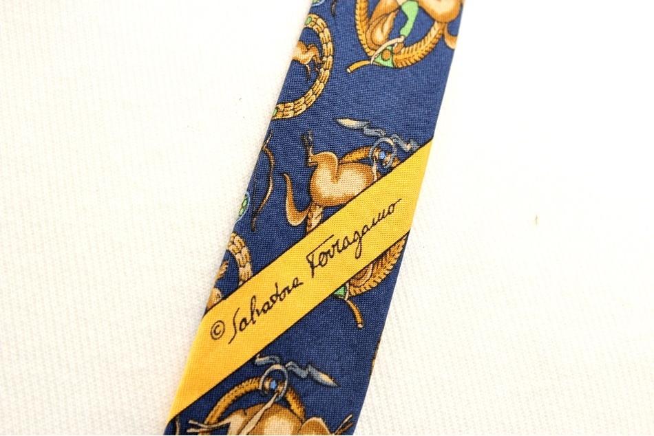 SLAVATORE FERRAGAMO 페레가모 실크100% 넥타이[MADE IN ITALY] 6