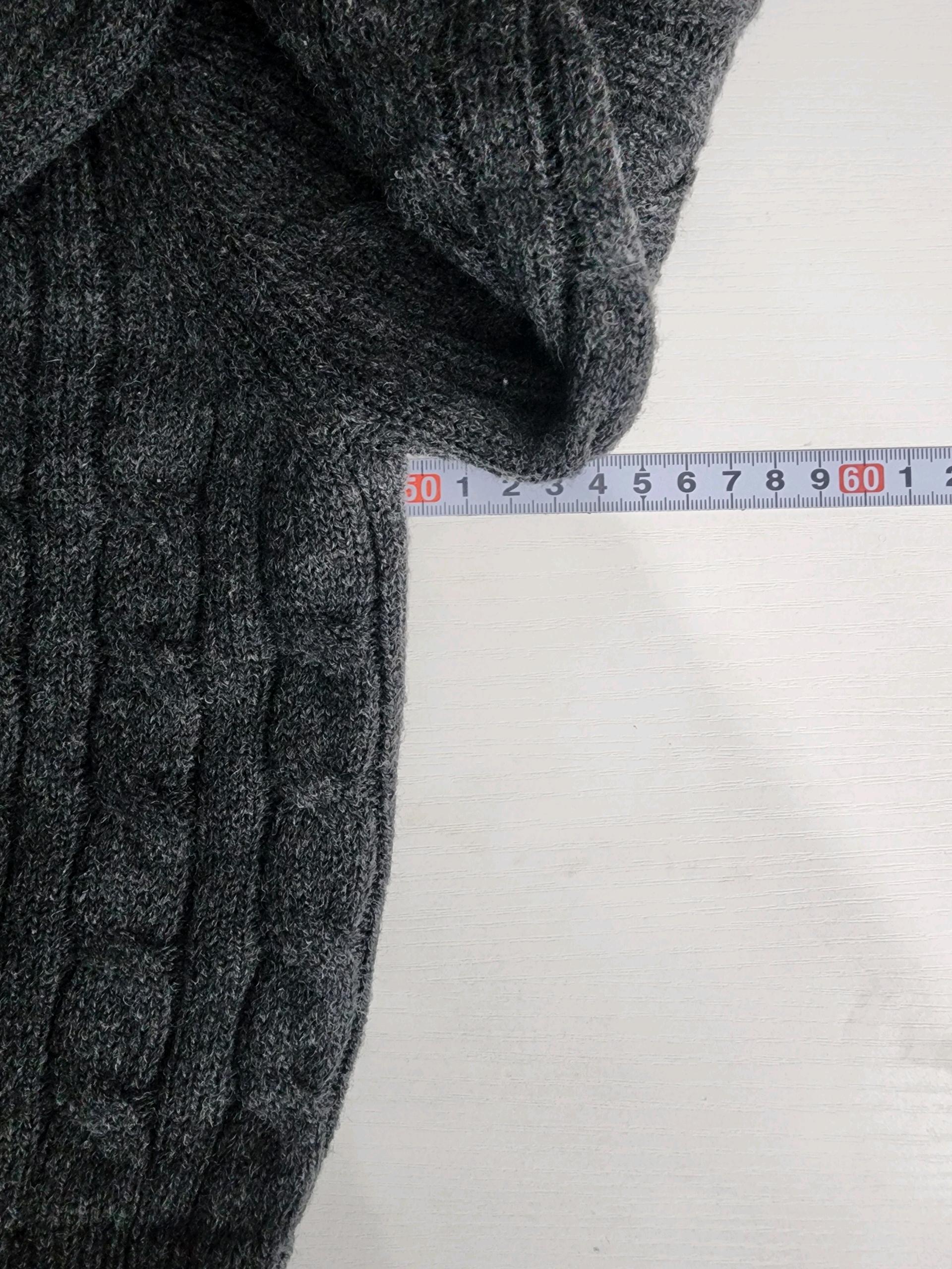 Lee 우먼 라운드넥 케이블 가디건 챠콜 90 6
