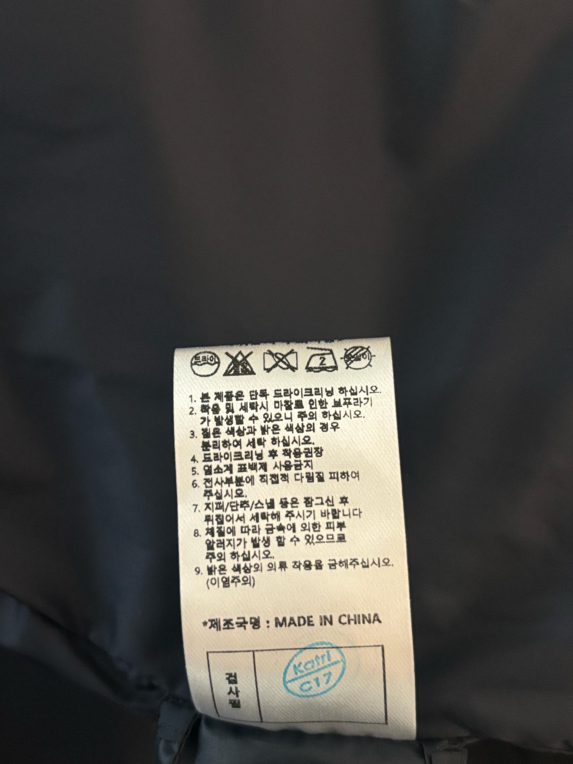 오베르 AUBER 구스다운 푸퍼 베스트 네이비 새제품 8