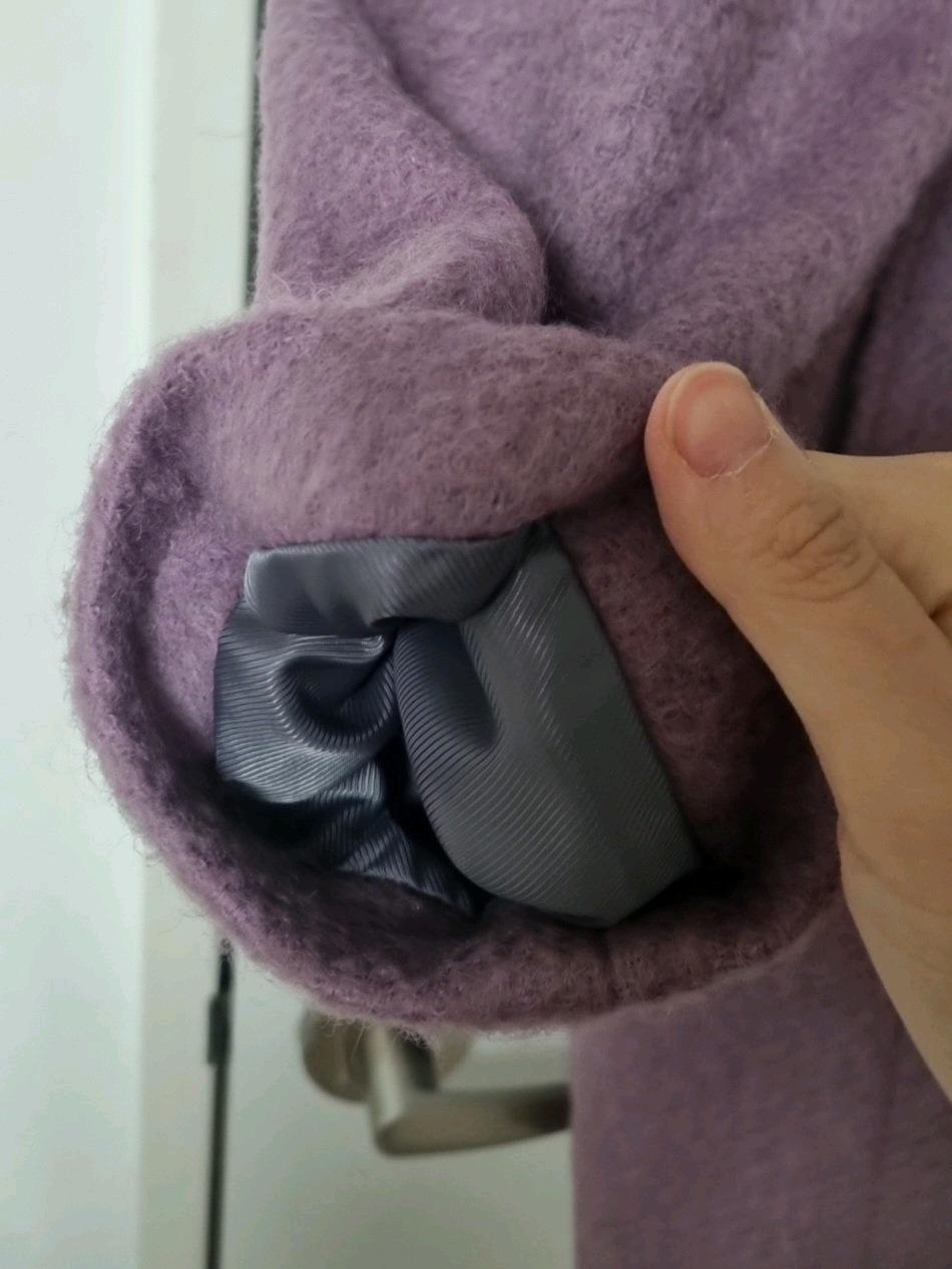 라벤더 울 알파카 코트 (세탁 완료) 10