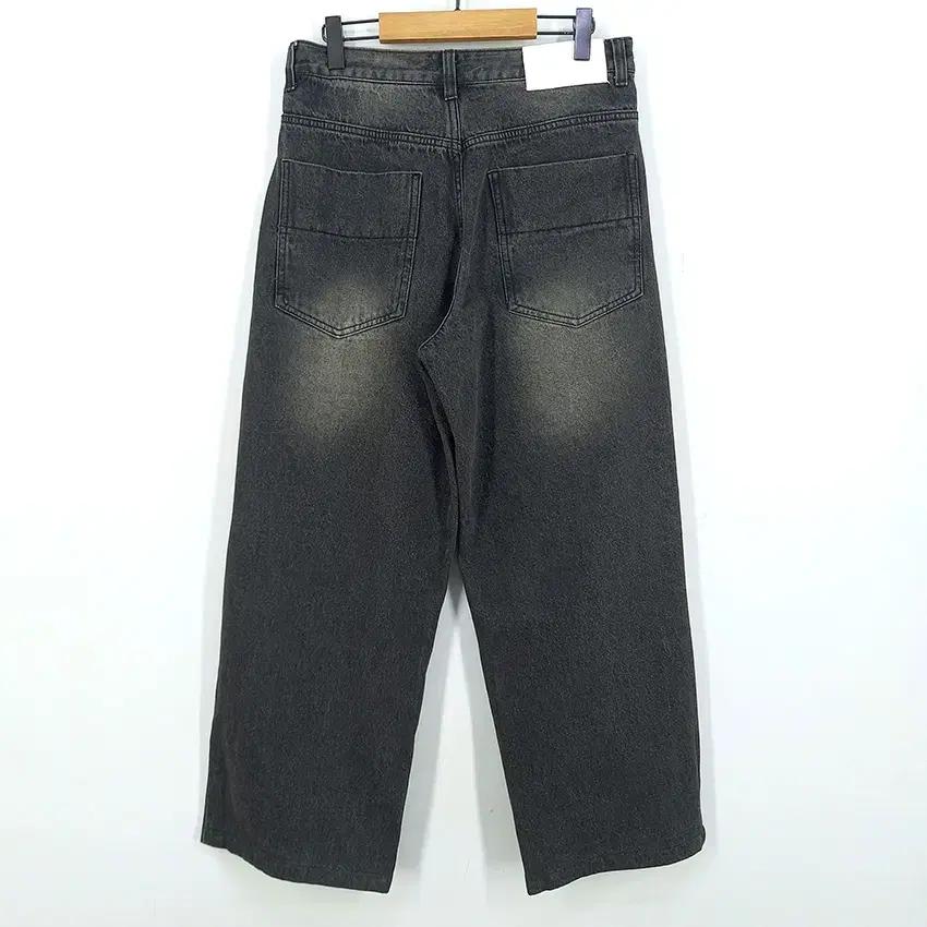 데케트 여성 워싱 와이드 데님팬츠 그레이 (HU43468) 3