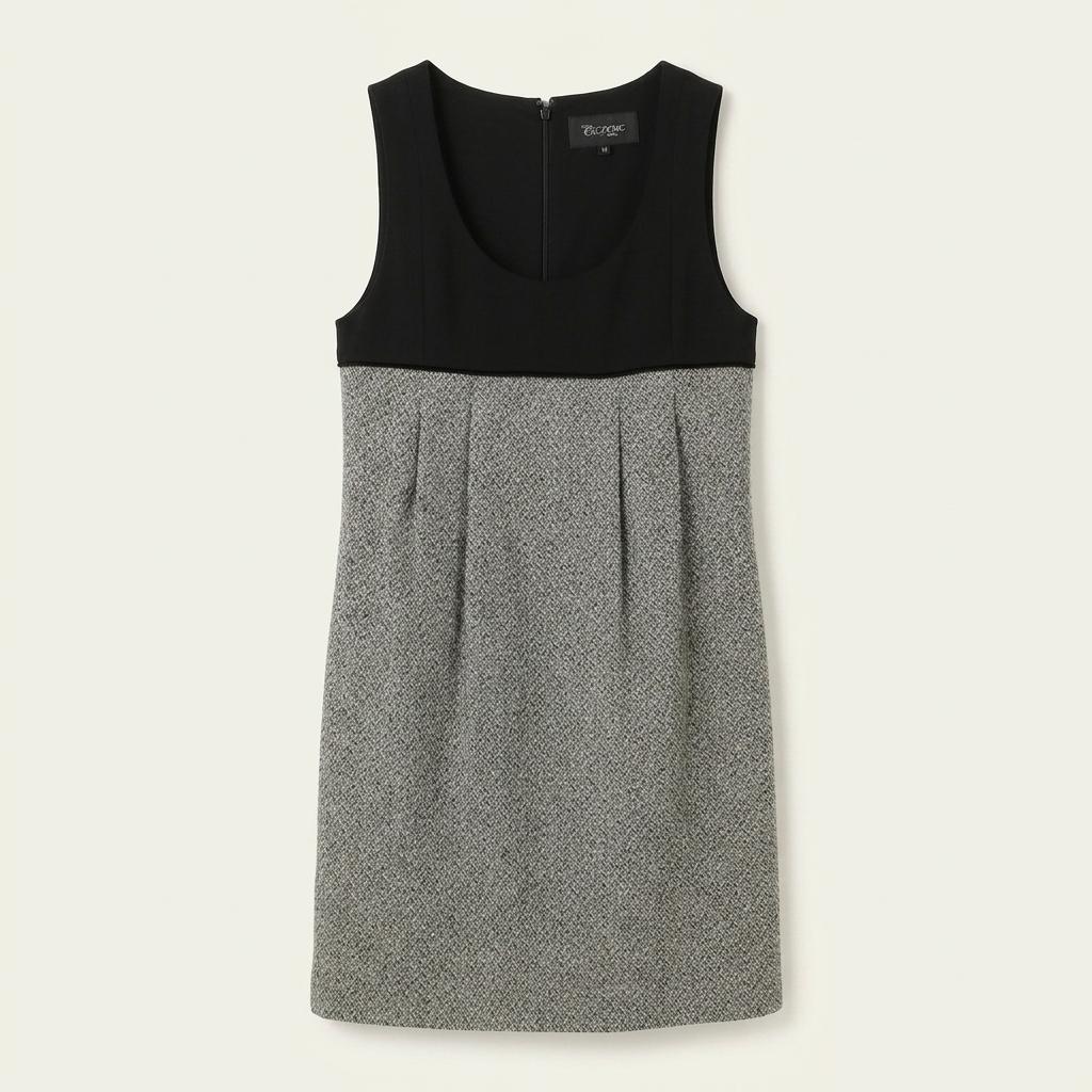 주크 여성 추동 민소매 모직 미니원피스 블랙 (HU43373) 1