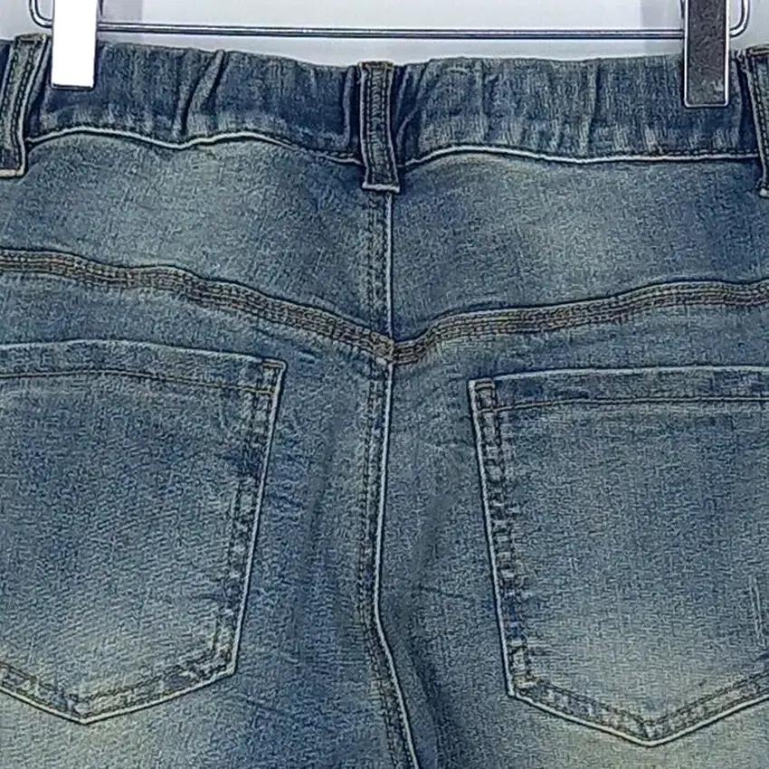 지프 여성 스판 뒷밴딩 데님팬츠 중청30 ( HU43264) 4