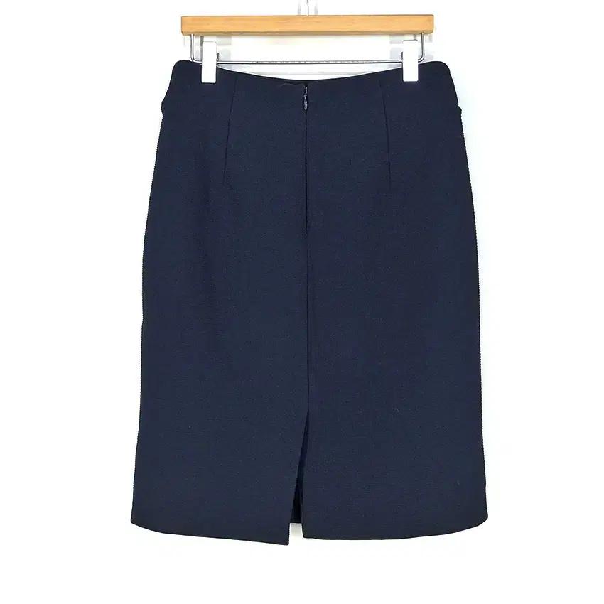 마인 여성 춘추 약스판 스커트 다크네이비 ( HU43252) 3