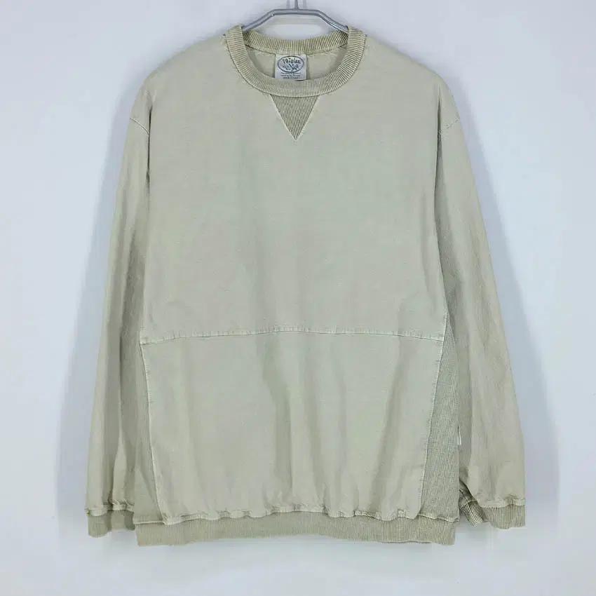 707플랜 남성 춘추 라운드긴팔티 베이지 (HU43188) 2