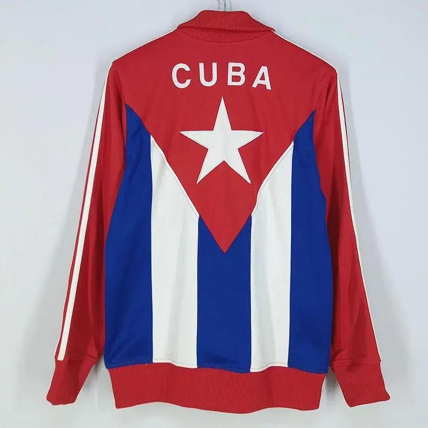 아디다스 남 춘추 패치 Cuba 트랙탑져지 레드95 (HU21422) 3