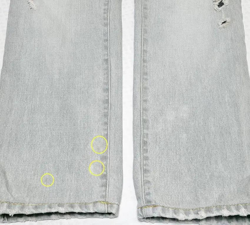 돌체앤가바나 남성 워싱 데님팬츠 그레이 (HU43105) 8
