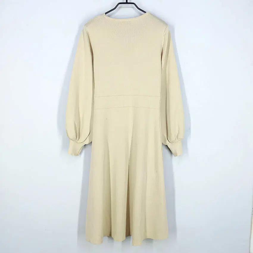 카라 여성 춘추 니트원피스 옐로베이지 (HU43089) 3