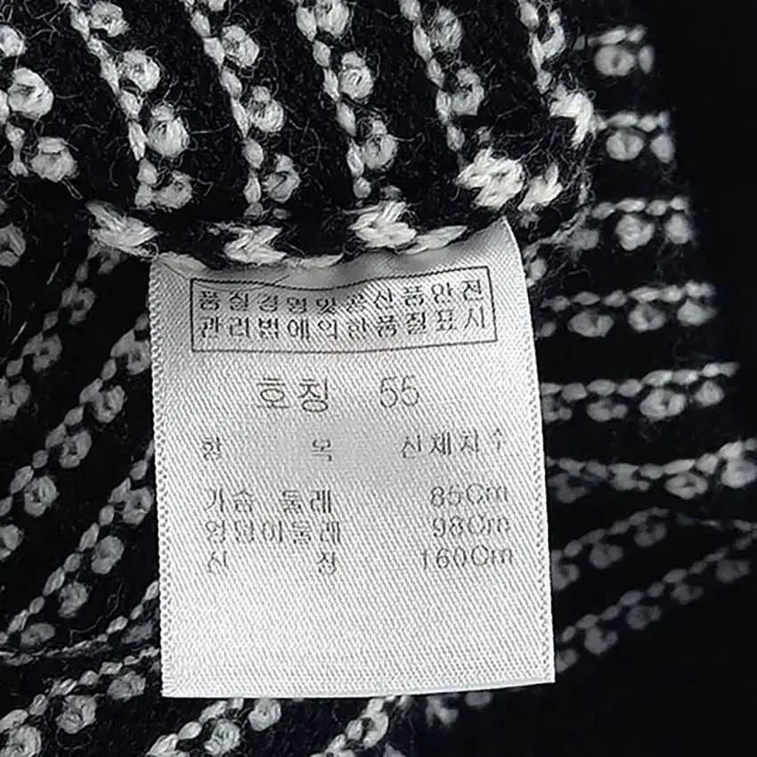 브라운스 여성 추동 슬림핏 둥근카라 니트티 블랙 (HU42994) 6