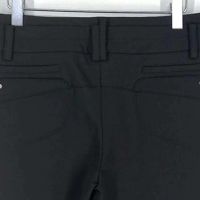 보브 여성 추동 테이퍼드핏 스판끼 슬랙스 블랙 (HU42972) 4