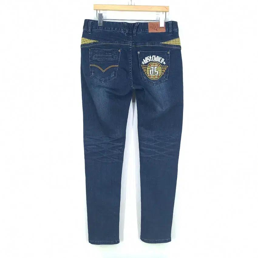 HAMO LADY 여성 스판 스키니데님팬츠 진청28 (HU42966) 3
