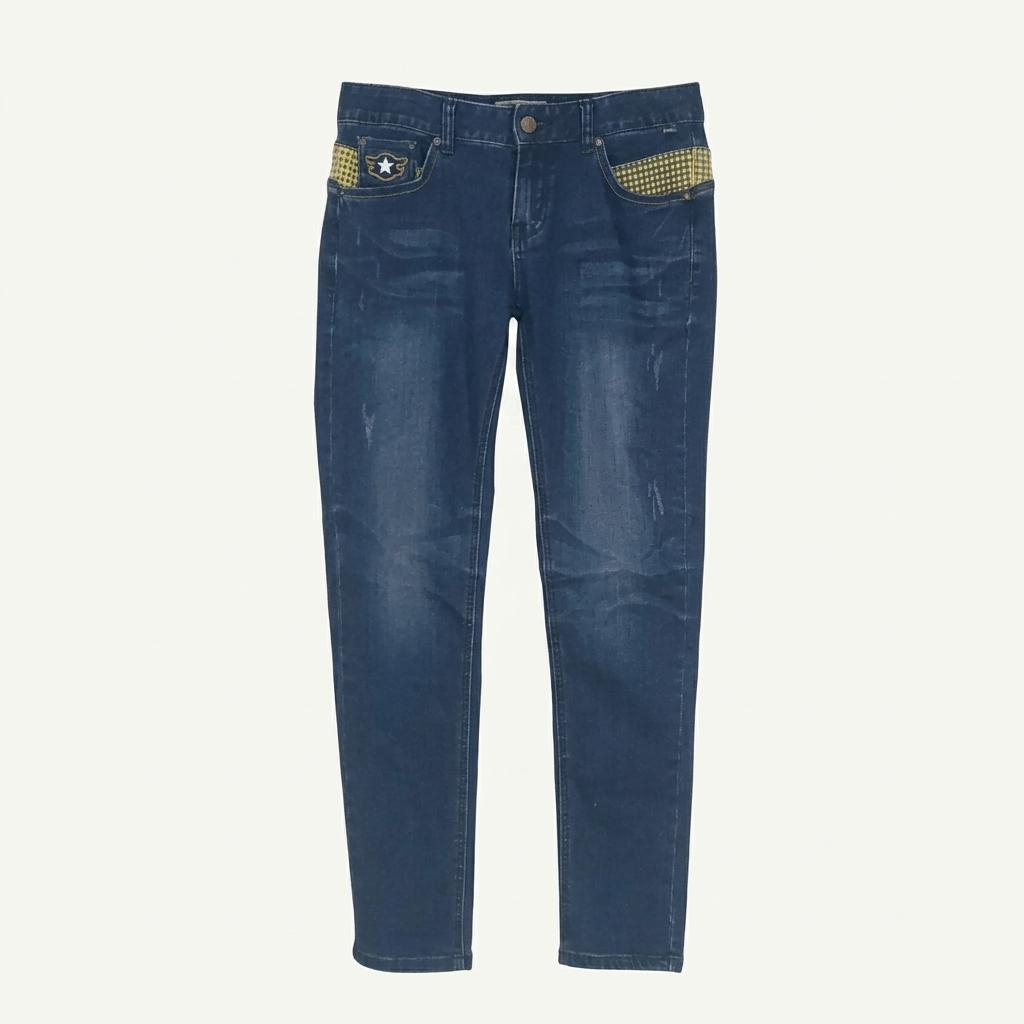HAMO LADY 여성 스판 스키니데님팬츠 진청28 (HU42966) 1