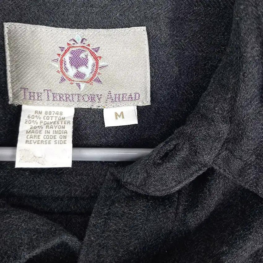 THE TERRITORY AHEAD 남성 춘추셔츠 차콜M (HU42950 5