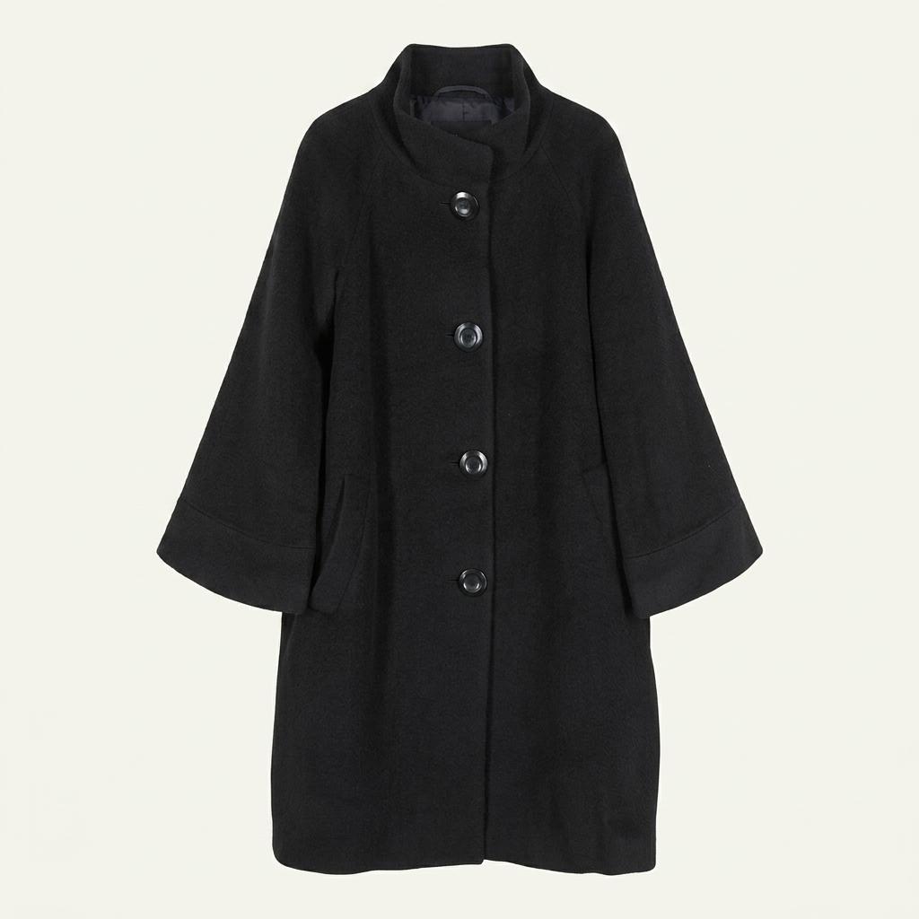 미니멈 여성 동절기 알파카혼방 모직코트 다크챠콜85 (HU42916) 1